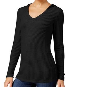 Ultra Flirt XS Waffle Top Hoodie